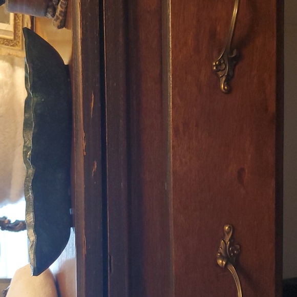 CAST MEDAL LEAF WITH ATTACHED SNAIL TRAY DISH JAPAN - Picture 3 of 4